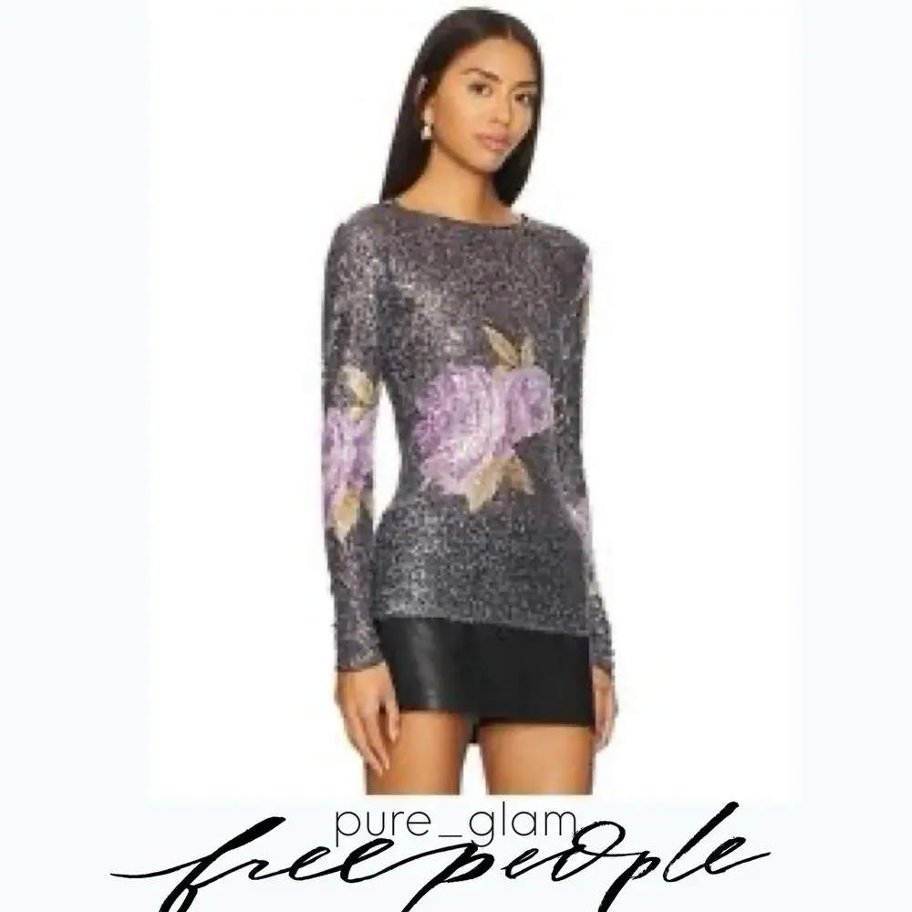 Free People sequin top